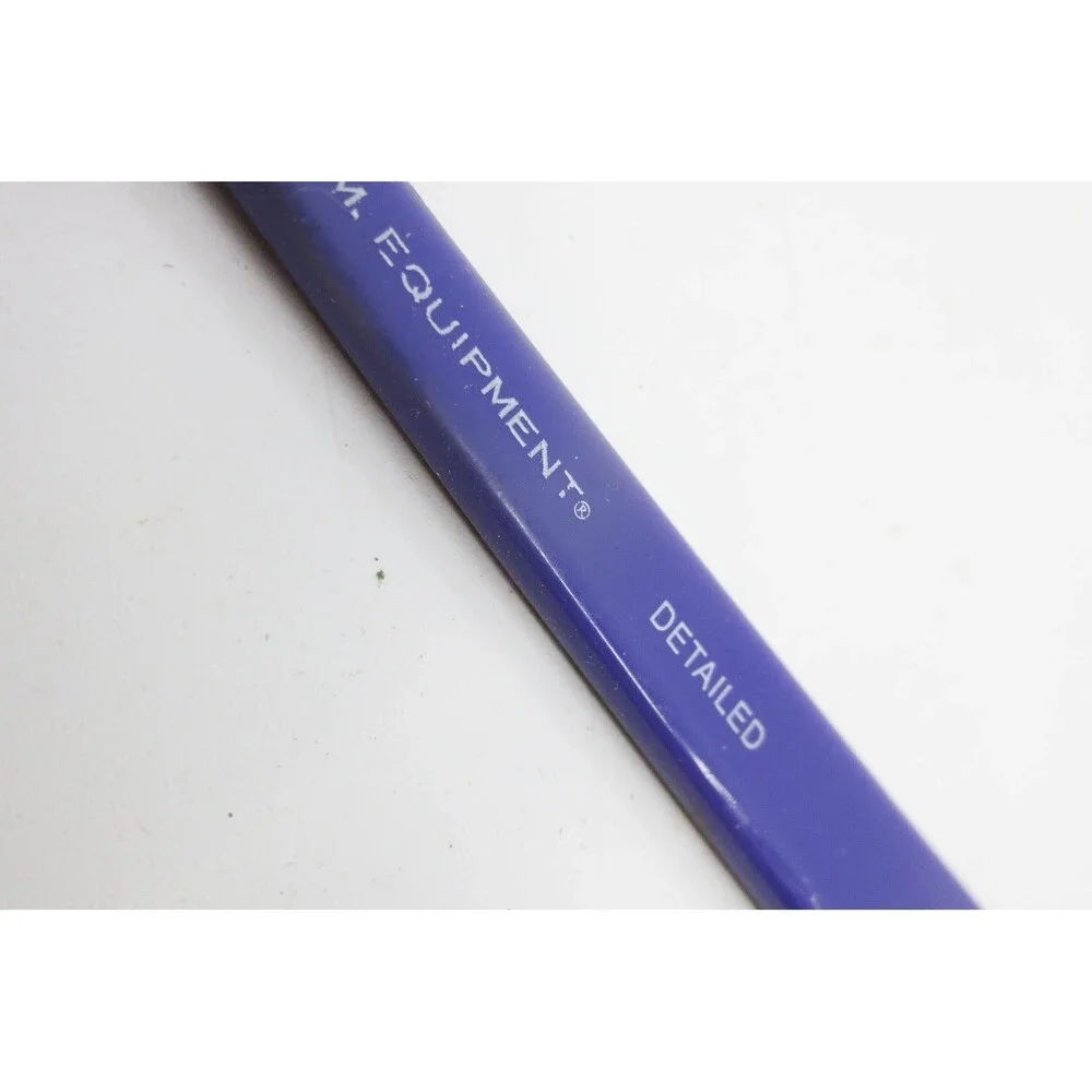 M. Equipment Detailed Purple Polka Dot Eyeglasses Frames 51-17-135 Cat Eye 37160